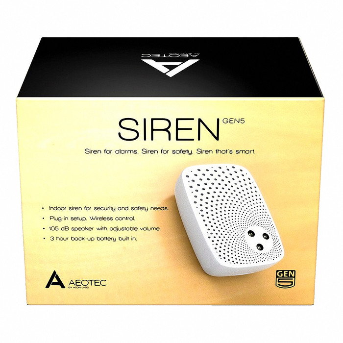 Aeotec Indoor Siren with Backup Battery - 6