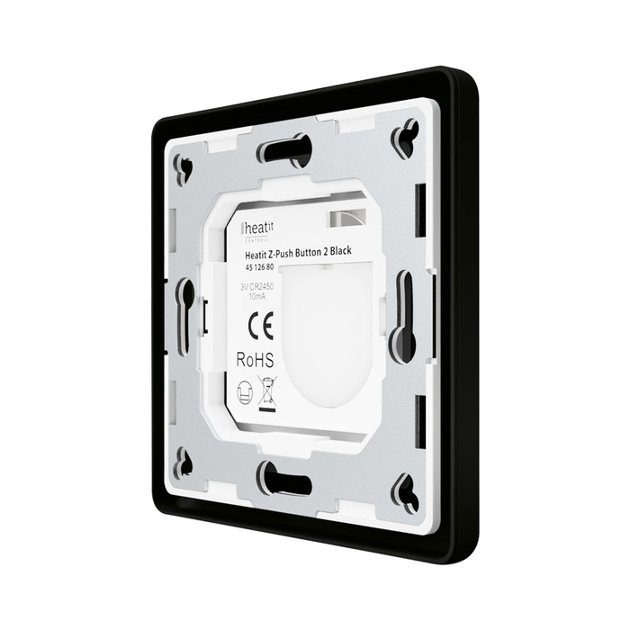 Heatit Z-Push Button 2 (matt fekete) - 6