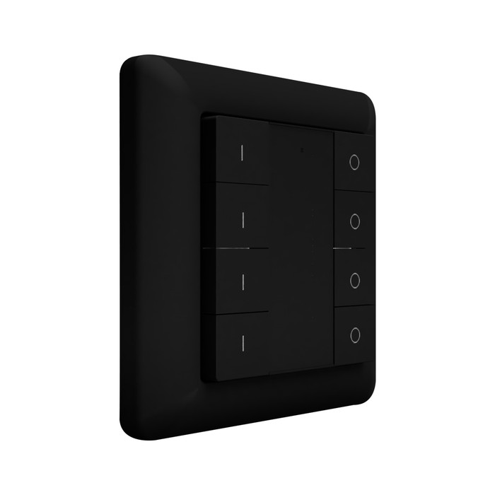 Heatit Z-Push Button 8 (matt fekete)