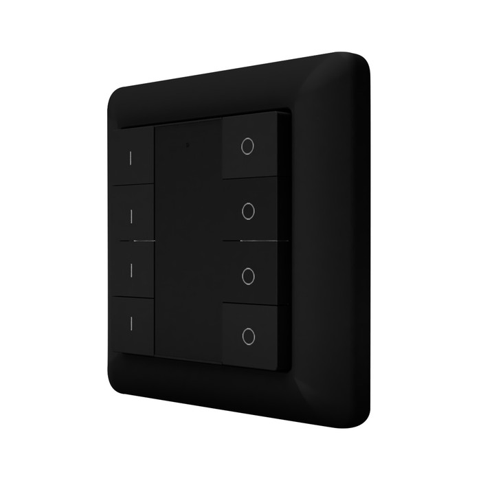 Heatit Z-Push Button 8 (matt fekete) - 3