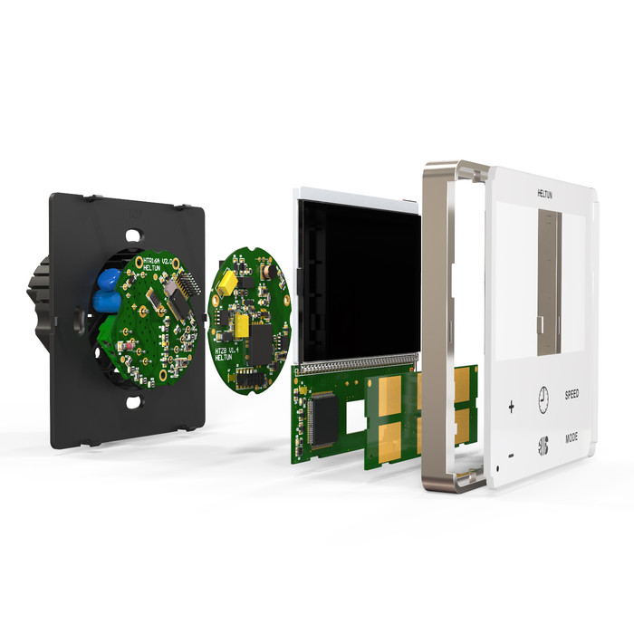 Heltun Fan Coil Thermostat (fekete-fekete) - 5