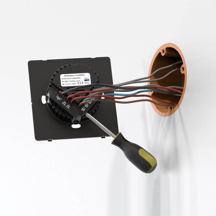 Heltun Touch Panel Switch Duo (fehér-fehér) - 4