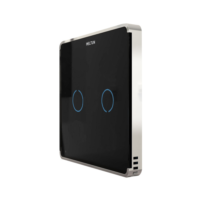 Heltun Touch Panel Switch Duo (fekete-ezüst) - 2