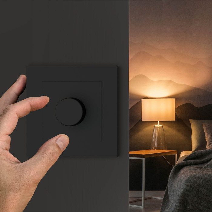 Heatit Plastic kit for Z-Dim (matt fekete) - 3