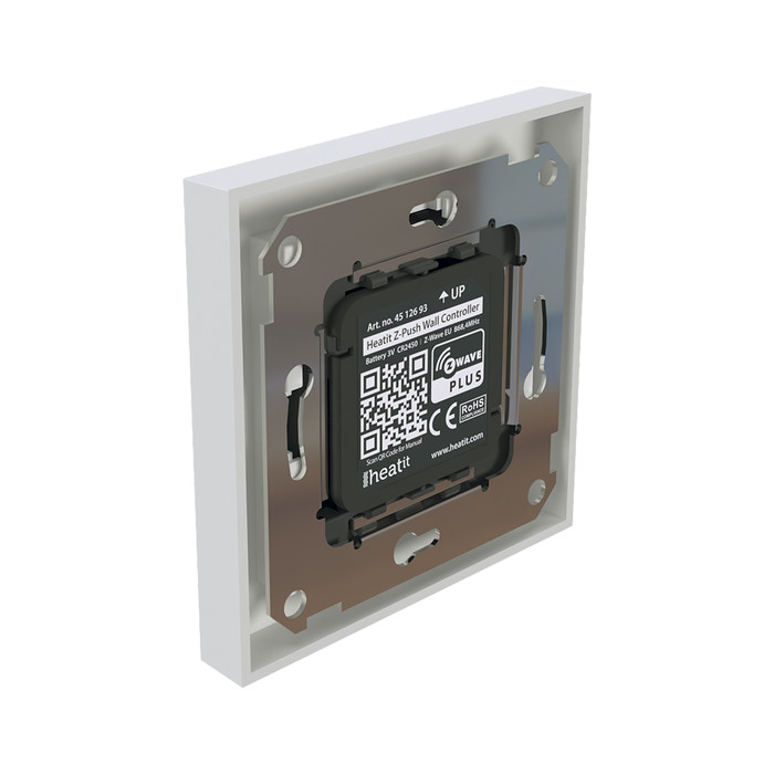 Heatit Z-Push Wall Controller (RAL 9003) - 2