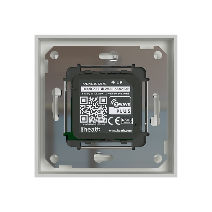 Heatit Z-Push Wall Controller (RAL 9003) - 7