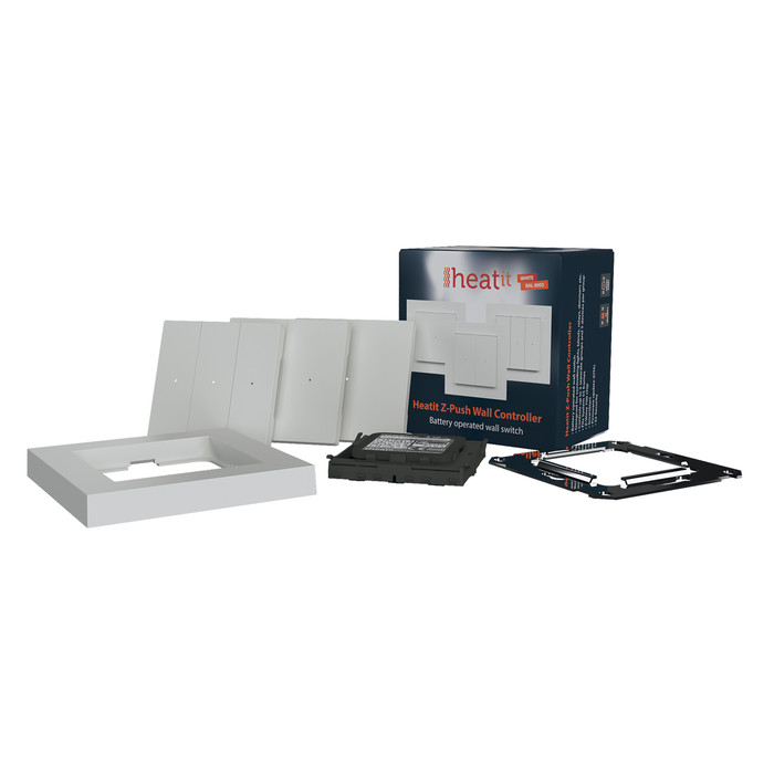 Heatit Z-Push Wall Controller (RAL 9003) - 8