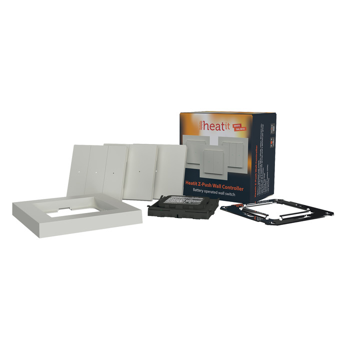 Heatit Z-Push Wall Controller (RAL 9010) - 8
