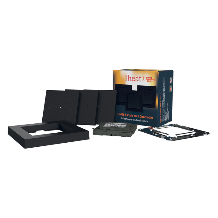 Heatit Z-Push Wall Controller (matt fekete) - 8