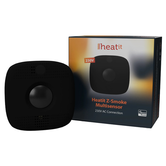 Heatit Z-Smoke Detector 230V (matt fekete) - 4