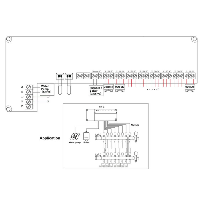 MCO Home Multi-relay Controller (MR8-Z) - 2