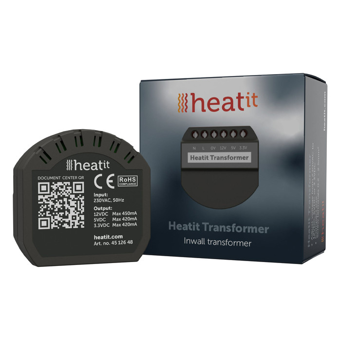 Heatit Transformer 3,3/5/12V