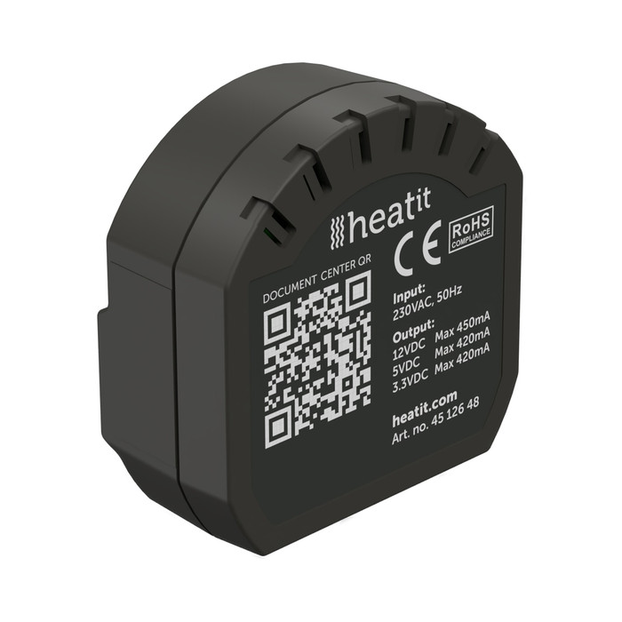 Heatit Transformer 3,3/5/12V - 3