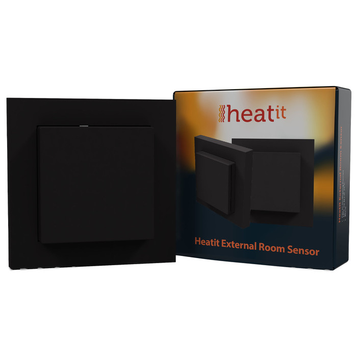 Heatit External RoomSensor (matt fekete) - 6