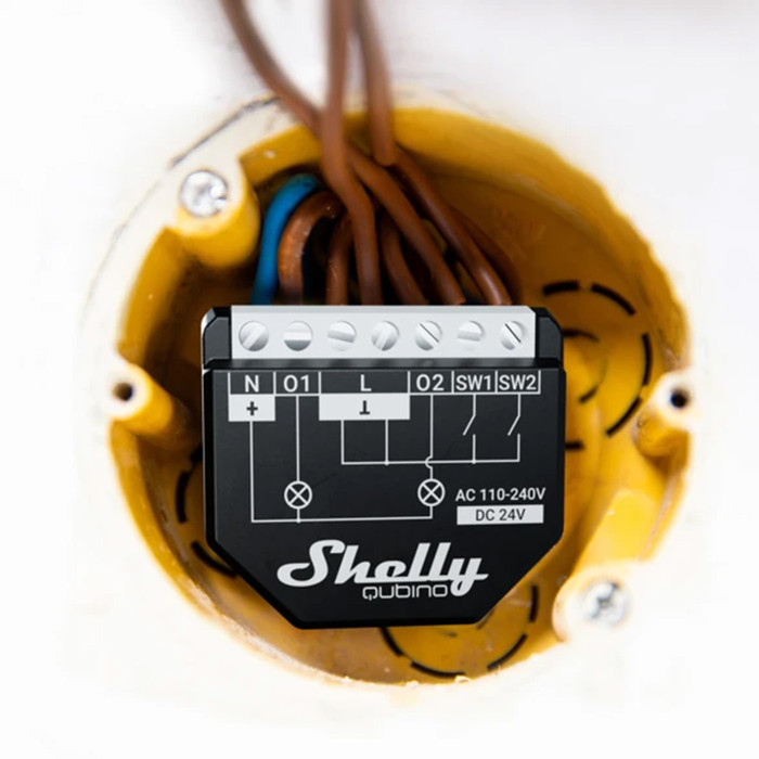 Shelly Qubino Z-Wave 2PM Relay 16A 2 channel - 5