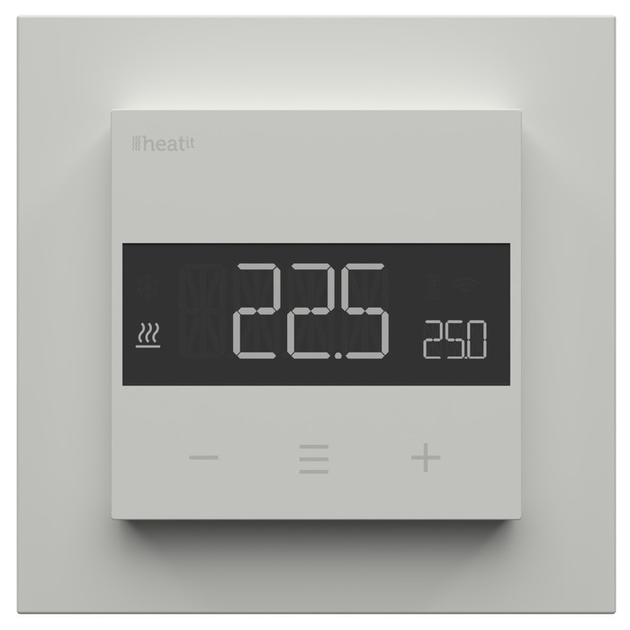 Heatit Z-TRM6 thermostat (RAL 9003) - 2