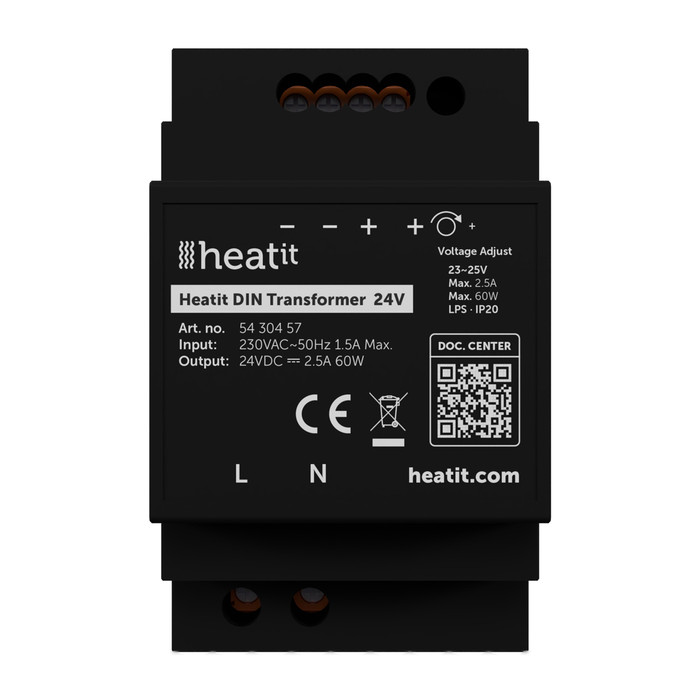 Heatit DIN Transformer 24V - 2