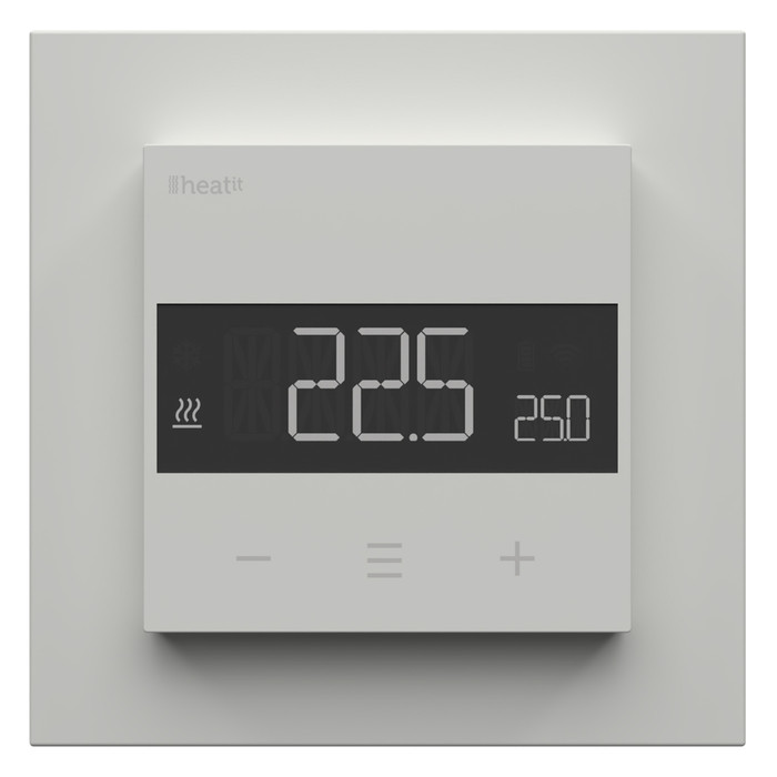 Heatit Z-TRM6 DC thermostat (RAL 9003) - 2