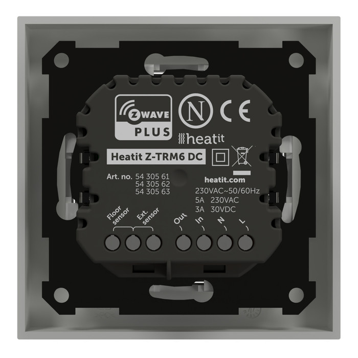Heatit Z-TRM6 DC thermostat (RAL 9003) - 6