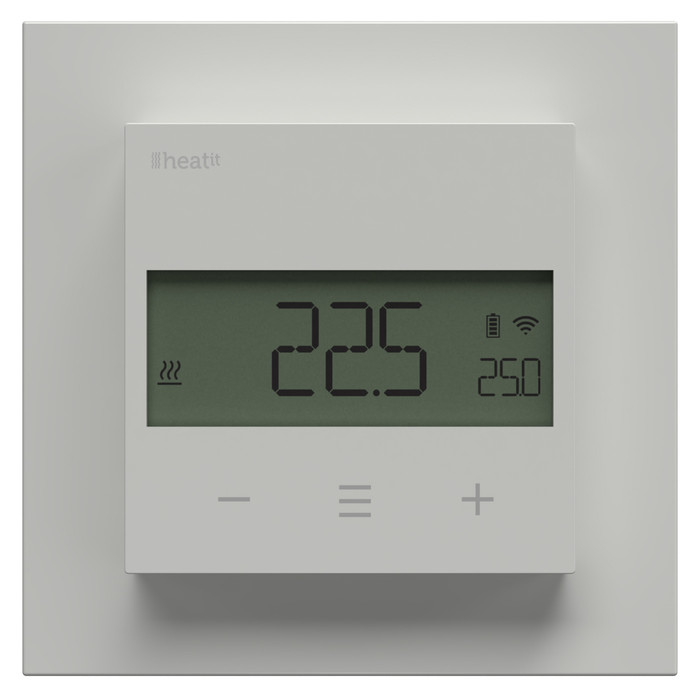 Heatit Z-Temp3 thermostat (RAL 9003) - 2