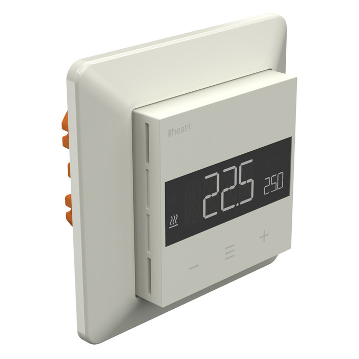 Heatit WiFi6 thermostat (RAL 9010)