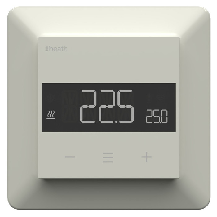Heatit WiFi6 thermostat (RAL 9010) - 2