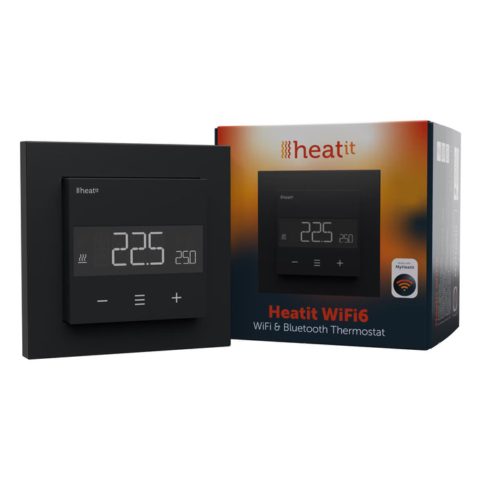 Heatit WiFi6 thermostat (matt fekete) - 7